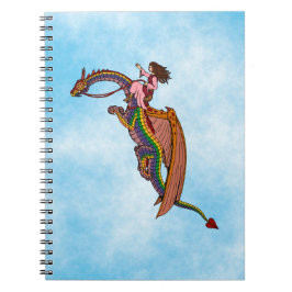 Riding the Rainbow Dragon Anteckningsbok