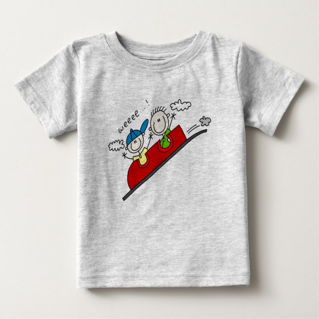 Riding the Rollercoaster Shirt Tee Shirt (Framsida)