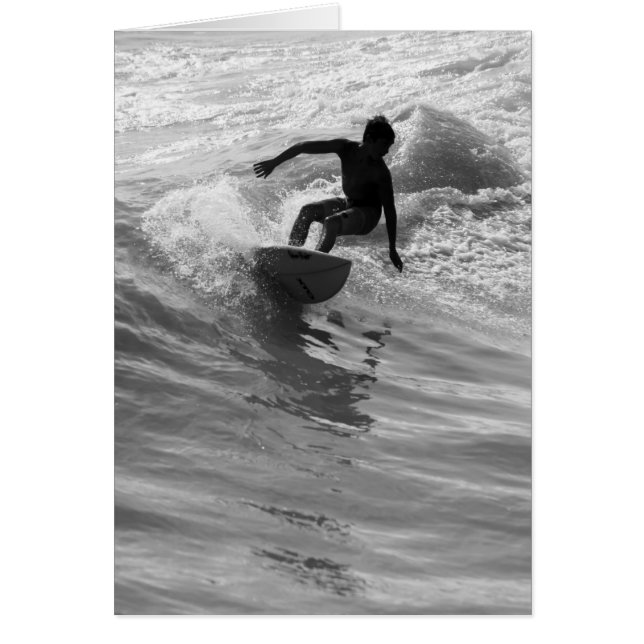 Riding the Wave Grayscale OBS Kort (Framsidan)