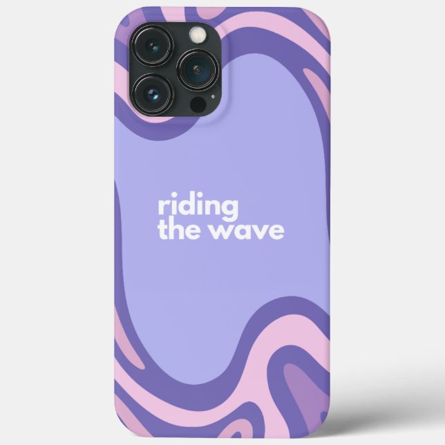 Riding the wave | iphone case (Baksida)