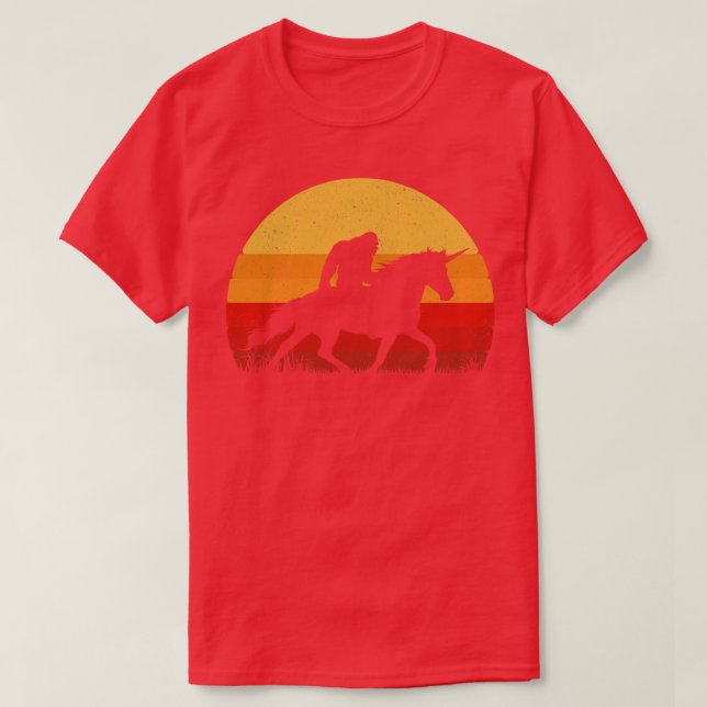 Riding Unicorn 6 T Shirt (Design framsida)