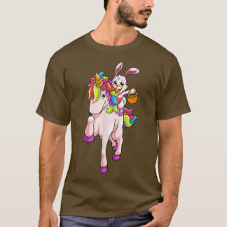 Riding Unicorn Girls Småbarn Öster T Shirt