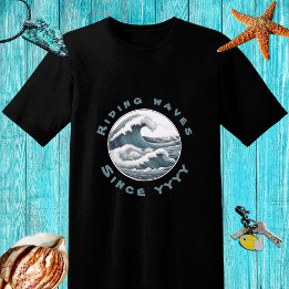 Riding vinkar sedan.. Blue färg design T Shirt