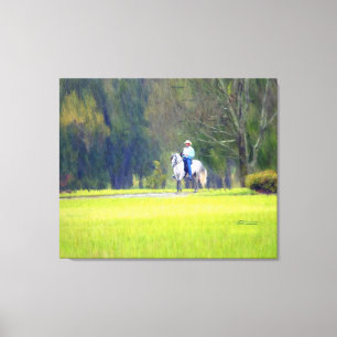 Ridin's in Rain Canvastryck