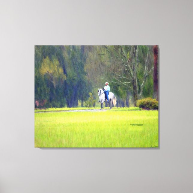 Ridin's in Rain Canvastryck (Framsida)
