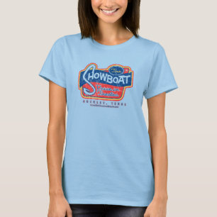 Ridit ut & brännskadan ut Showboat drev i T Shirt