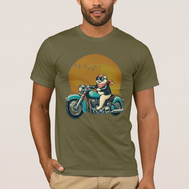 ridmotorcykel t shirt (Framsida)