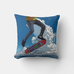 Ridning av Vinden - Skateboarder Poster Ull Tom Kudde