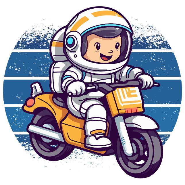 Ridning Kometer Poster (Riding Comets to Explore Fantastical Realms!)