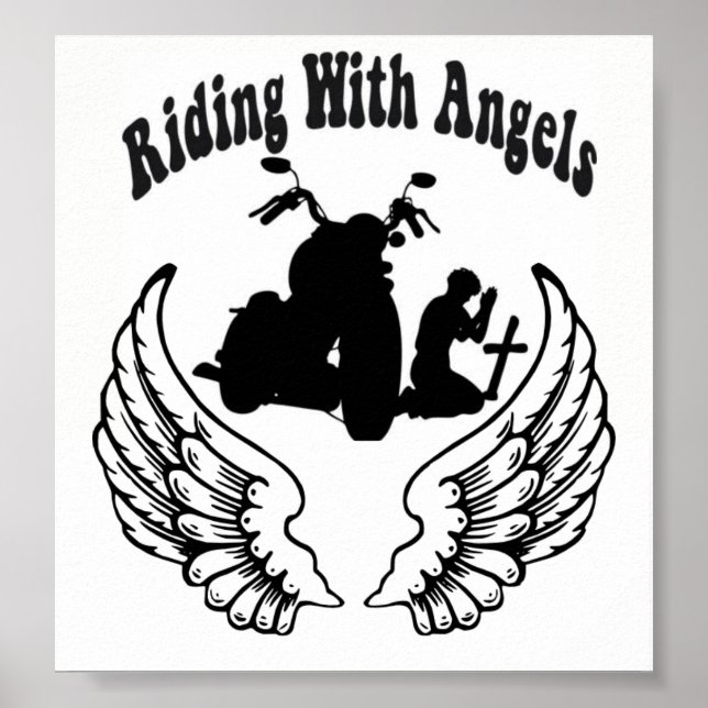 RIDNING MED ÄNGLAR FALLA BIKER POSTER (Framsidan)