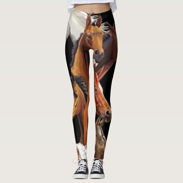 Ridsport  leggings (Framsida)
