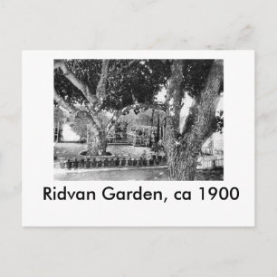 Ridvan Garden - ca 1900 Vykort