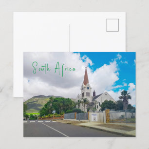 Riebeek-Kasteel Church View South Afrika ZA Vykort