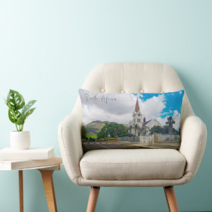 Riebeek-Kasteel Kyrka Vy Söderut Sydafrika ZA Lumbarkudde