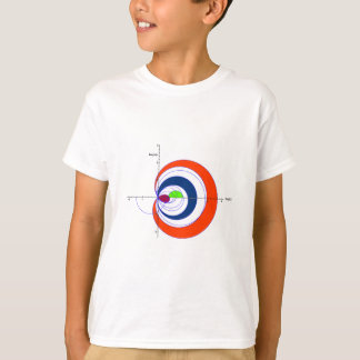 Riemann zeta red transparent.gif tee shirt
