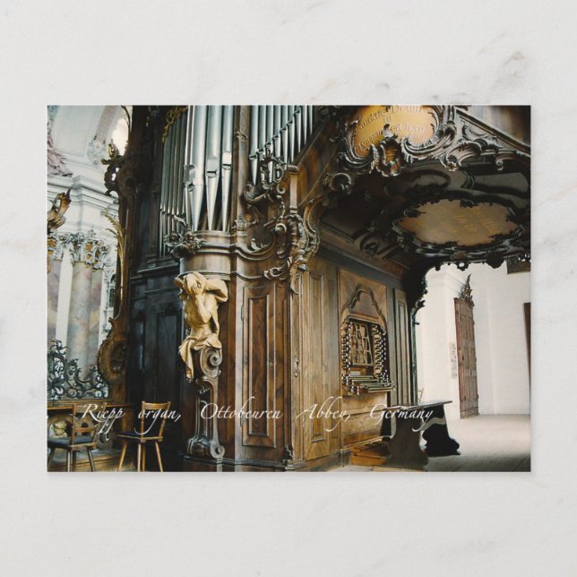 Riepp-organ i Ottobeuren-vykort Vykort (Framsida)