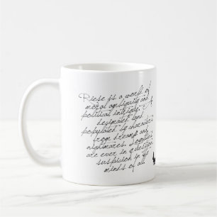RIESE ++ Skriva muggen Kaffemugg