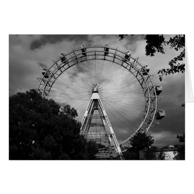 Riesenrad Hälsningskort (Framsidan Horizontal)