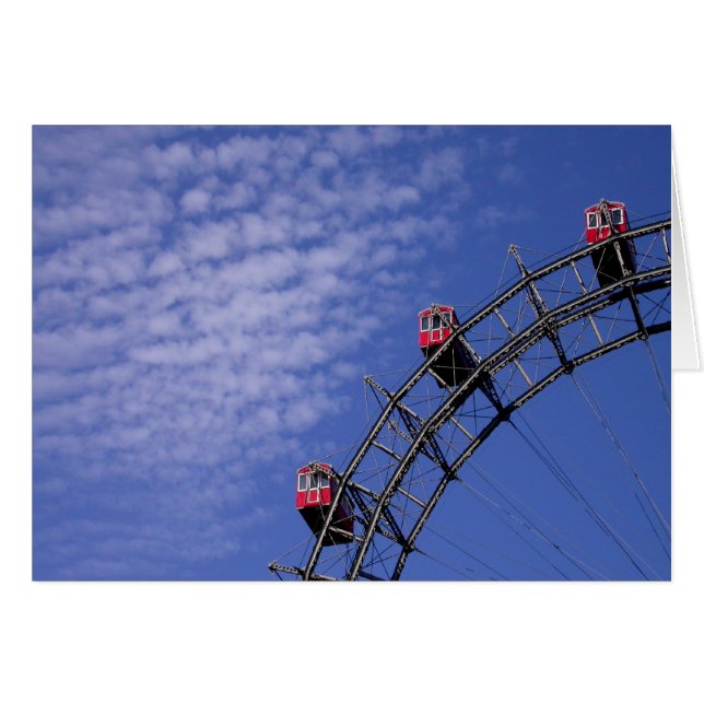 Riesenrad Hälsningskort (Framsidan Horizontal)