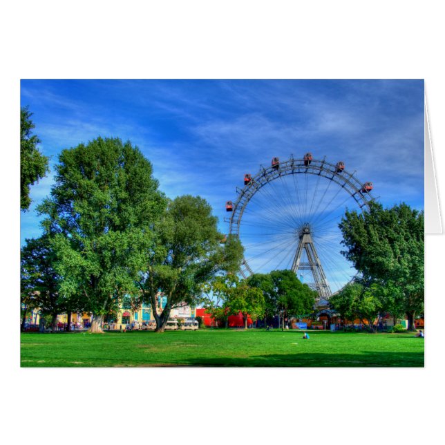 Riesenrad Hälsningskort (Framsidan Horizontal)