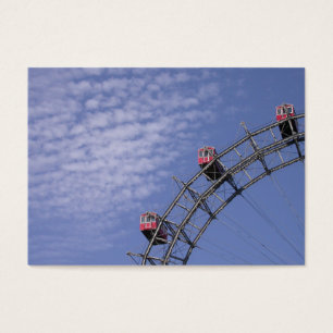 Riesenrad i Prater Wien Österrike Visitkort