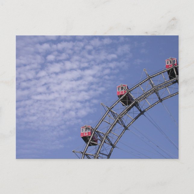 Riesenrad i Prater Wien Österrike Vykort (Framsida)