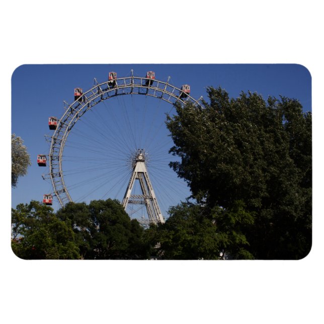 Riesenrad, Wien, Österrike Magnet (Horisontell)