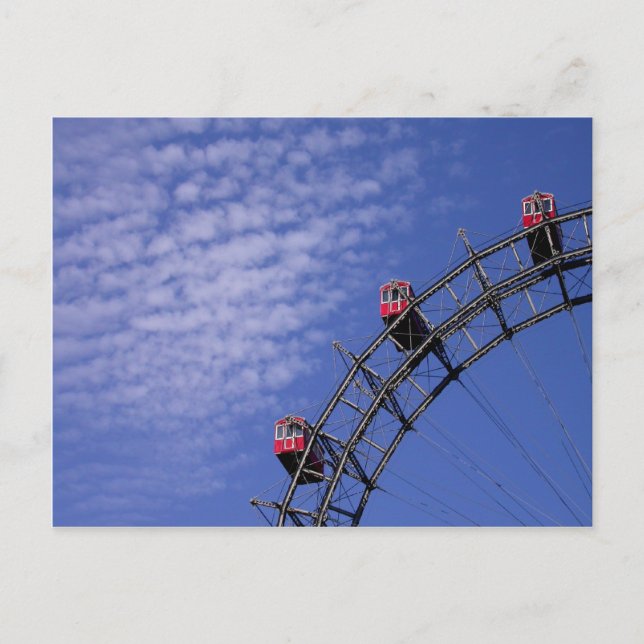 Riesenrad Wien Österrike Vykort (Framsida)