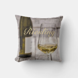 Riesling för den vita Sommelier för Vin älskare Kudde