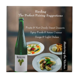 Riesling Vinparningsguide/Master the Kitchen Kakelplatta