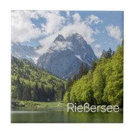 Riessersee Alpernas Garmisch Partenkirchen Bavaria Kakelplatta