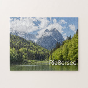 Riessersee Alpernas Garmisch Partenkirchen Bavaria Pussel