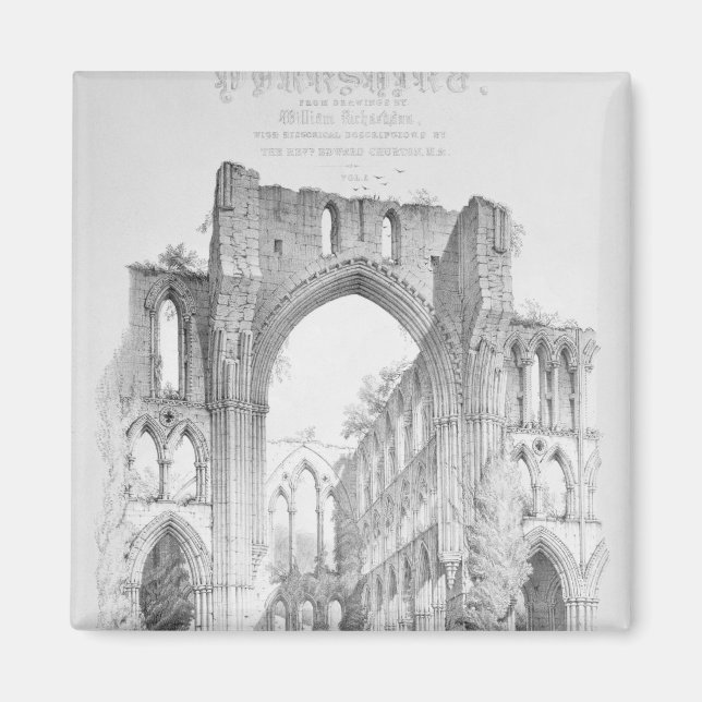Rievaulx Abbey Magnet (Framsidan)