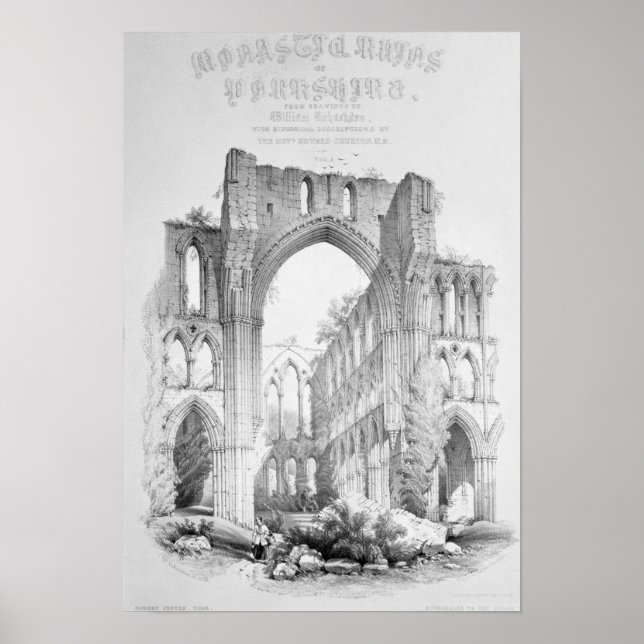 Rievaulx Abbey Poster (Framsidan)