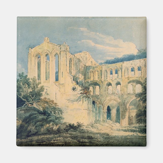 Rievaulx Abbey, Yorkshire, 1798 (w/c) Magnet (Framsidan)