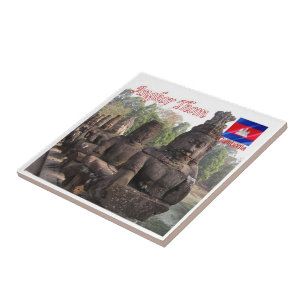 Rif. Kambodja, Angkor Thom Kakelplatta
