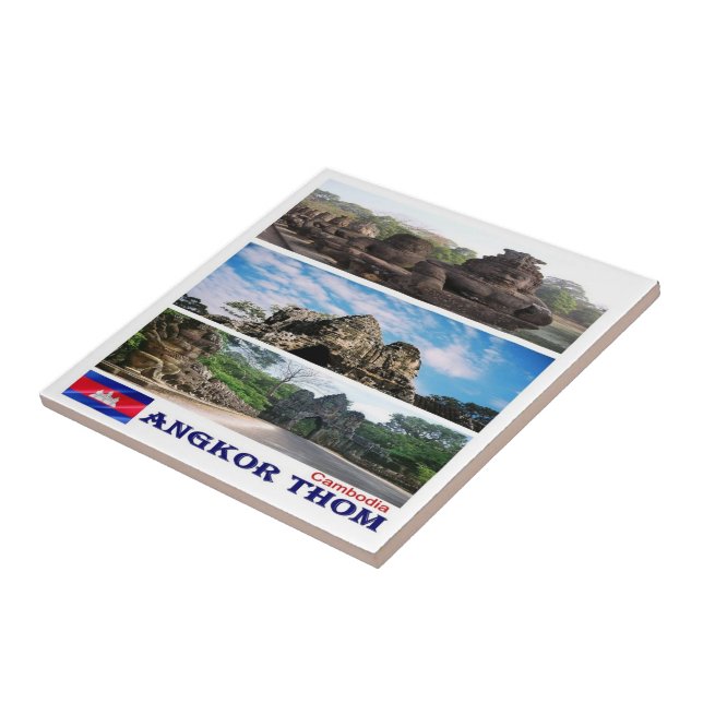 Rif. Kambodja, Angkor Thom Kakelplatta (Sidan)