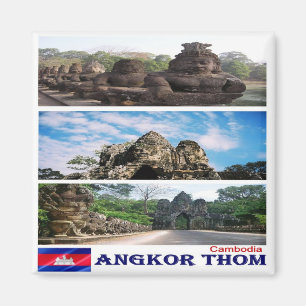 Rif. KH Kambodja, Angkor Thom, Fridge Magnet