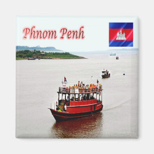 Rif. KH Kambodja, Phnom Penh, Fridge Magnet