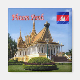 Rif. KH Kambodja, Phnom Penh, Royalet Ställe Magnet
