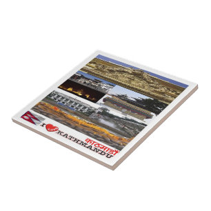 Rif. NP Nepal, Katmandu, I Kärlek Kakelplatta