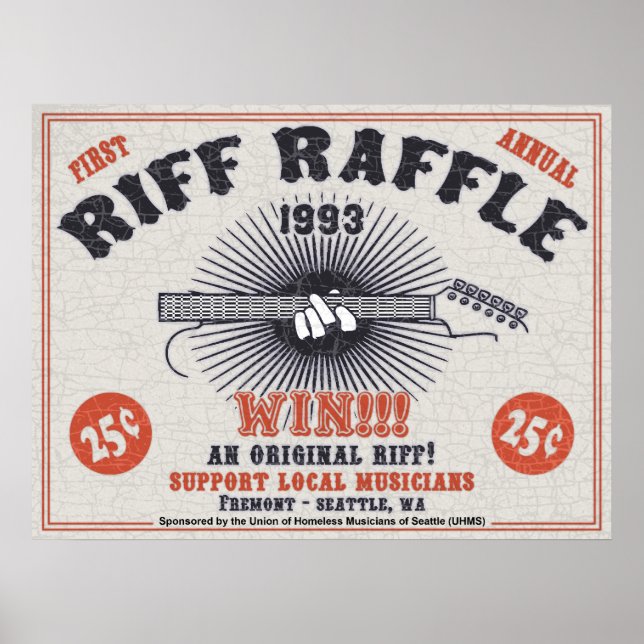 Riff Raffle Poster (Framsidan)