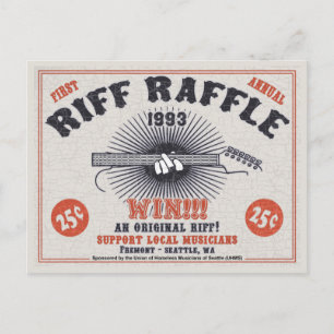 Riff Raffle Vykort
