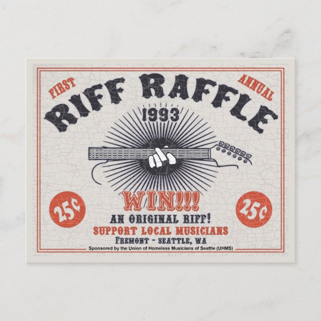 Riff Raffle Vykort (Framsida)