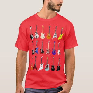 Riffs som Rockthe World Iconic Guitars från Ro T Shirt