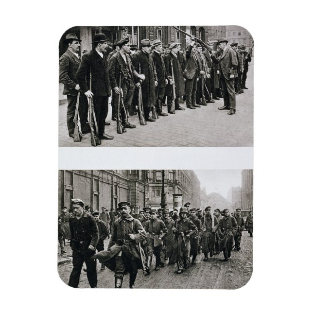 Rifle-borrning från Spartacisterna (högst upp) Rev Magnet (Vertikal)