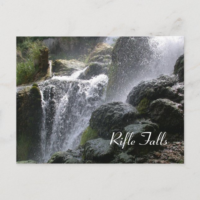 Rifle Falls Vykort (Framsida)