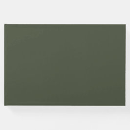 Rifle Grönt Solid Färg Gästböcker