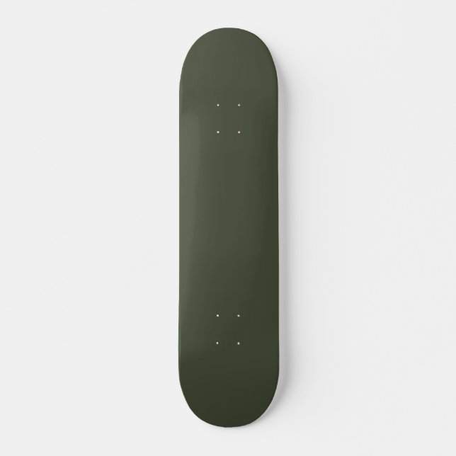 Rifle Grönt Solid Färg Mini Skateboard Bräda 18,5 Cm (Framsida)