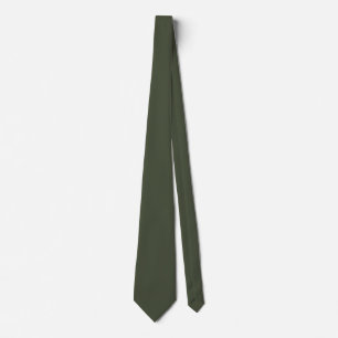 Rifle Grönt Solid Färg Slips